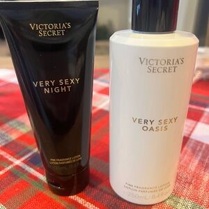 Victoria's Secret Very Sexy Night & Oasis Fragrance Lotions